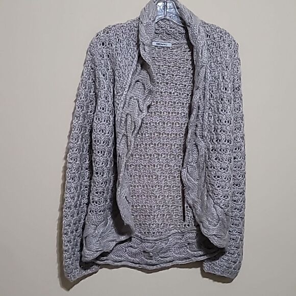 DKNYC Tan Knitted Sweater Sz Large - Picture 5 of 10